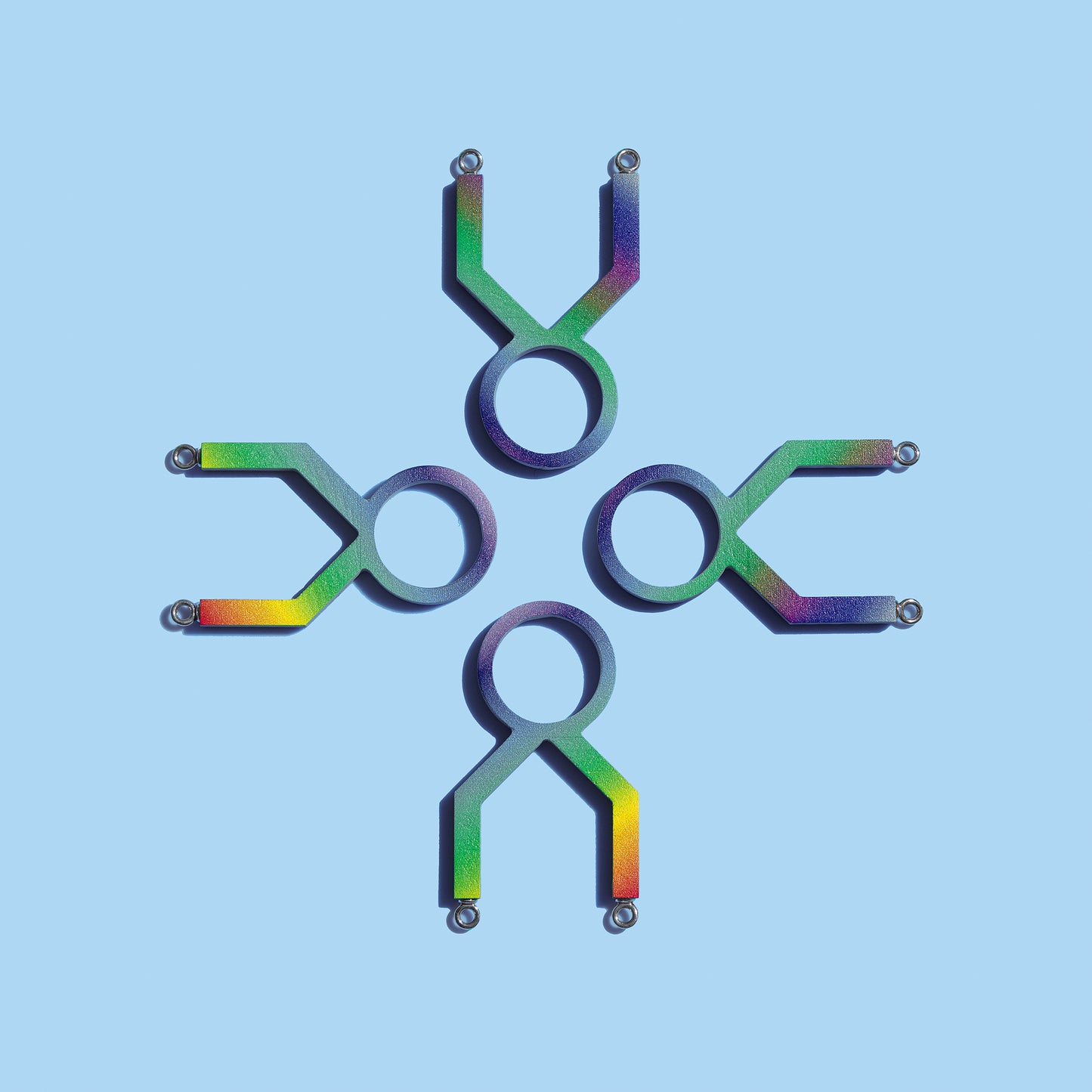 Purple Rainbow Logo With Chain