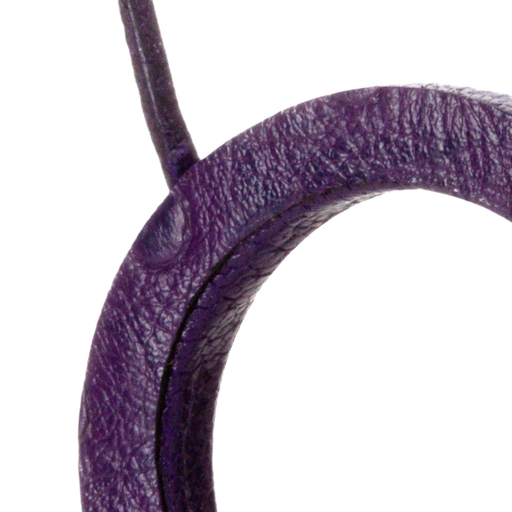 Glasses Cord Holder Purple Ostrich