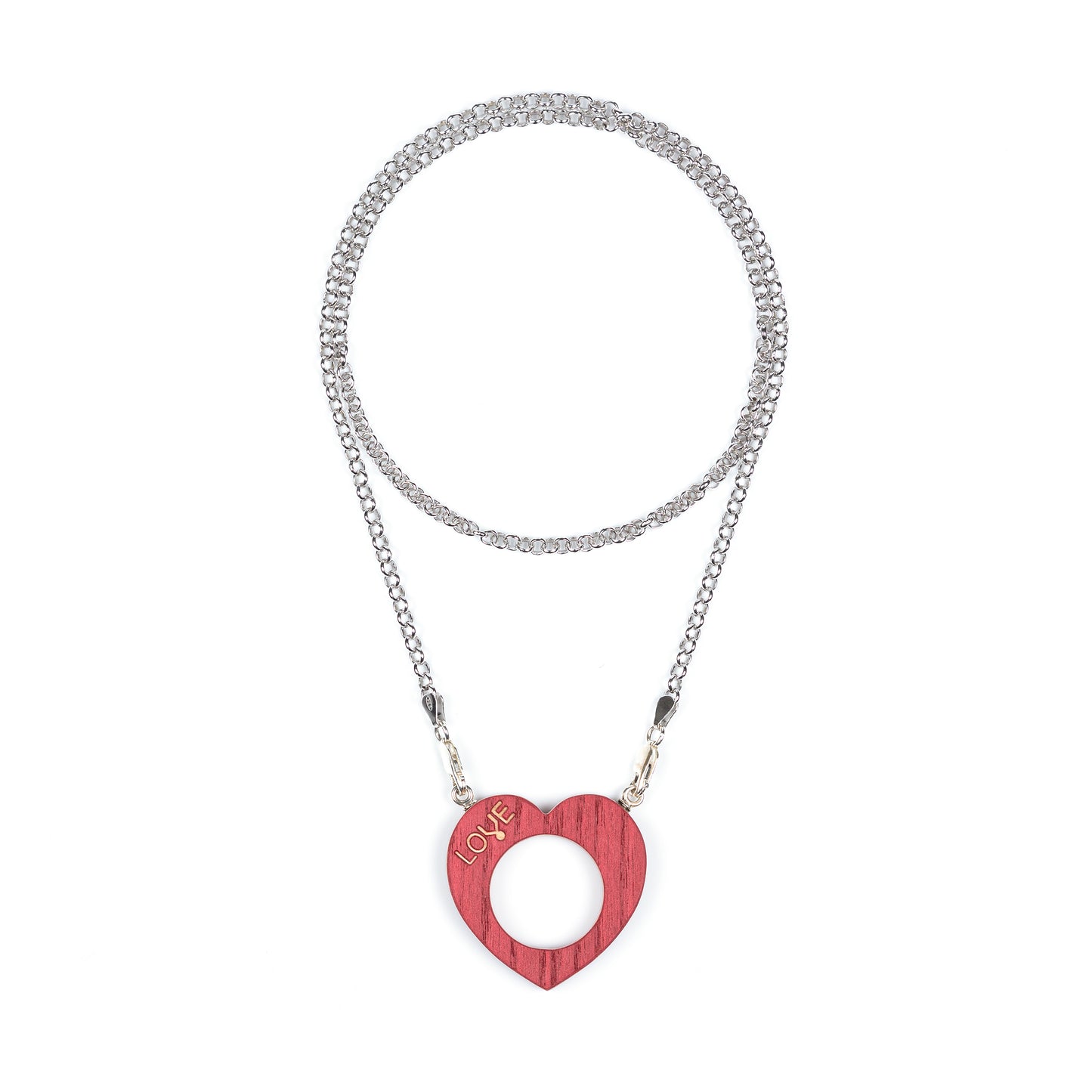 Heart - Red with Chain